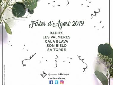 Portada Festes d'Agost 2019