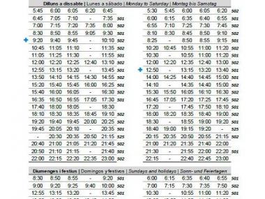 Torna funcionar l'enllaç Llucmajor-Son Llàtzer de la L500