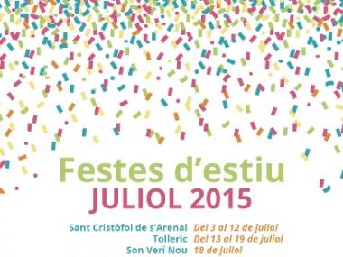 Festes d'estiu mes de juliol 2015