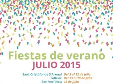 Festes d'estiu mes de juliol 2015