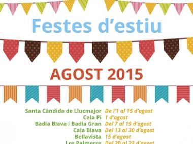 Festes d'estiu mes d'agost