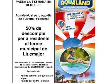 Aqualand, setmana del resident: del 17 al 25 d'agost