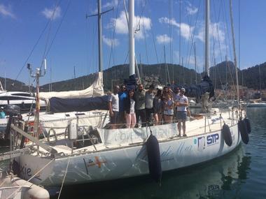 Un equip de “joves navegants” de l’Ajuntament de Llucmajor participa en la “ruta de la sal”