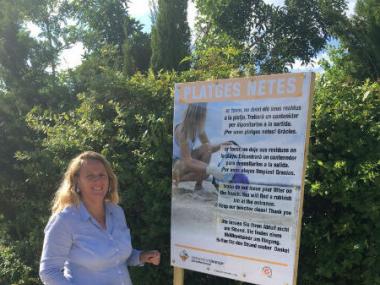 Campanya per a incentivar la neteja a cales i platges del municipi