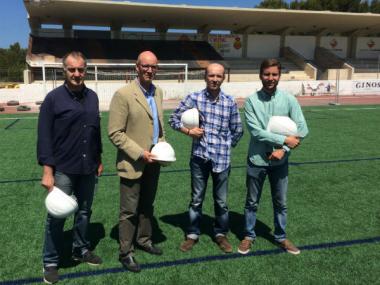 Iniciades les obres de demolició de les graderies del camp de futbol de s'Arenal