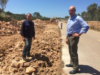 Ampliació del camí de sa Torre que uneix el nucli urbà amb urbanitzacions