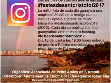 Convocat el primer concurs fotogràfic de les festes de Sant Cristòfol de s'Arenal