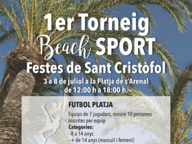 Primer Torneig Beach Sport de les Festes de Sant Cristòfol