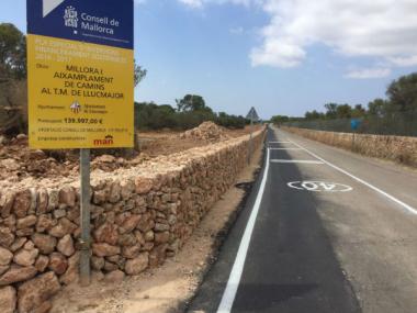 Finalitzades les obres de millora i ampliació del camí de sa Torre