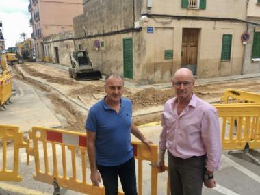 Iniciades les obres de canalització de gas natural al nucli urbà de Llucmajor