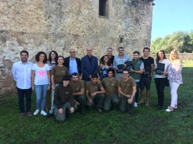 Joves del programa "Bosc Major" del SOIB conclouen la formació a la finca de Cas Rossos 