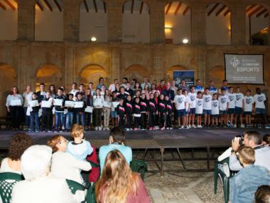 Acte de reconeixement als esportistes destacats de 2017