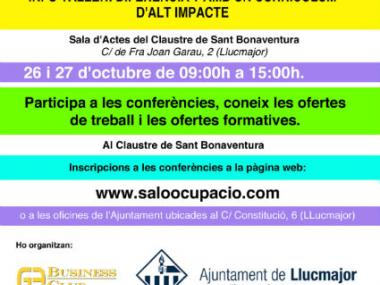 Inscripcions a les ponències del I Saló de l'Ocupació, Formació i Emprenedoria