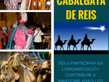 Cercam voluntaris per a participar en la Cavalcada dels Reis d'Orient