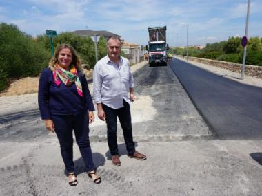L'Ajuntament de Llucmajor asfalta de bell nou 18 carrers del terme municipal