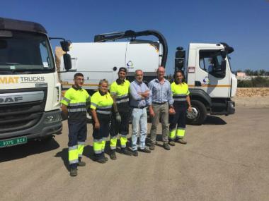 Nou servei de neteja de carrers per a la zona de Les Palmeres a Tolleric