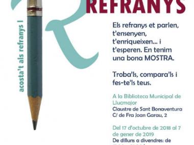 Les biblioteques de Llucmajor i s'Arenal acullen la mostra "Acosta't als refranys"