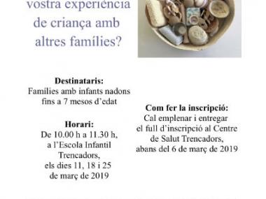 L'àrea d'Educació posa en marxa dos programes per a infants i famílies
