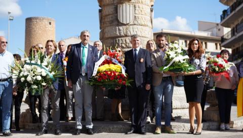 Ofrena floral al rei Jaume III