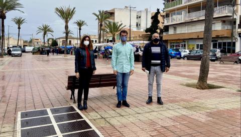 zona de vianants la plaça Major de S'Arenal