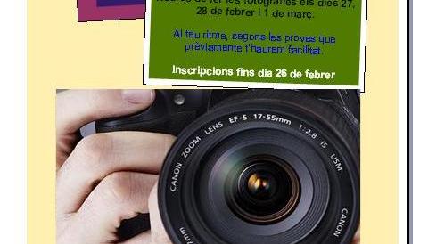 Gimcana fotogràfica per escollir la imatge del cartell de la Setmana Jove 2015