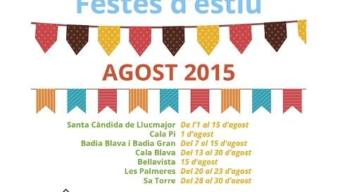 Festes d'estiu mes d'agost