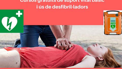 Cursos gratuïts de suport vital bàsic i ús de desfibril·ladors