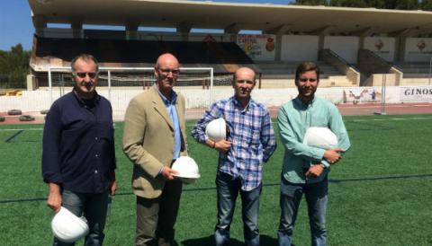 Iniciades les obres de demolició de les graderies del camp de futbol de s'Arenal