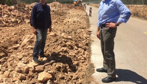 Ampliació del camí de sa Torre que uneix el nucli urbà amb urbanitzacions