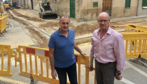 Iniciades les obres de canalització de gas natural al nucli urbà de Llucmajor