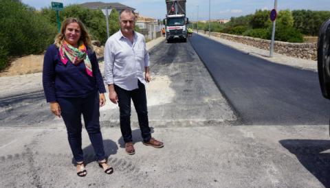 L'Ajuntament de Llucmajor asfalta de bell nou 18 carrers del terme municipal