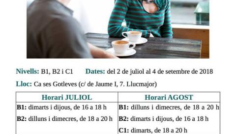 Obert el termini d'inscripcions als tallers de conversa de català