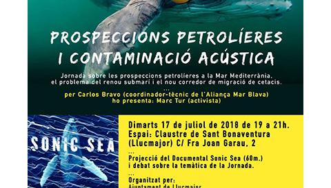 L'Ajuntament de Llucmajor organitza la projecció del prestigiós documental 'Sonic Sea'
