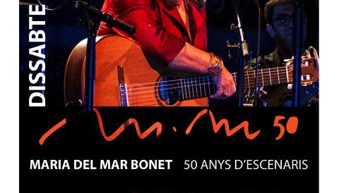 Maria del Mar Bonet durà "50 anys d'escenaris" al Claustre de Llucmajor