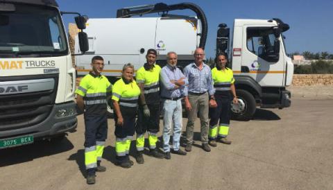 Nou servei de neteja de carrers per a la zona de Les Palmeres a Tolleric