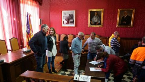 Acord entre Ajuntament de Llucmajor i sindicats per la carrera professional dels empleats públics