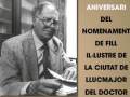 XV aniversari de la proclamació de Bartomeu Font i Obrador com a Fill Il.lustre de Llucmajor