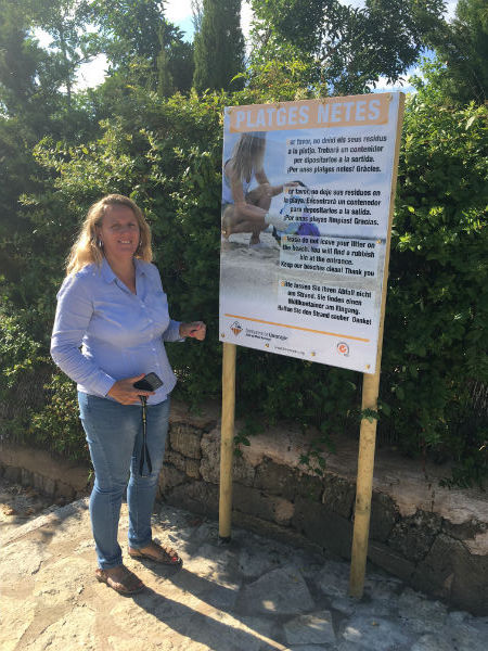 Campanya per a incentivar la neteja a cales i platges del municipi