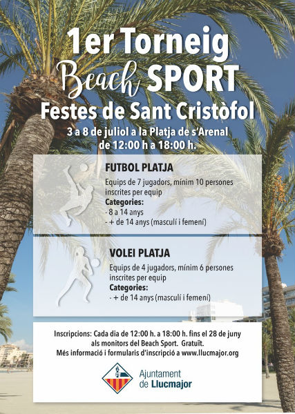Primer Torneig Beach Sport de les Festes de Sant Cristòfol