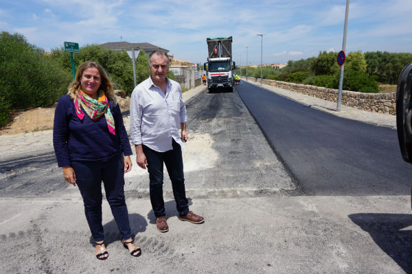 L'Ajuntament de Llucmajor asfalta de bell nou 18 carrers del terme municipal